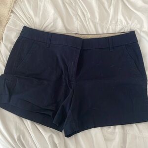J. By J.crew size 12 woman’s navy shorts chino summertime blue